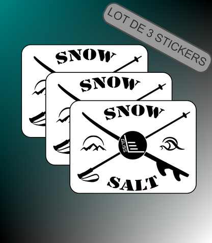 Sticker Snow Salt