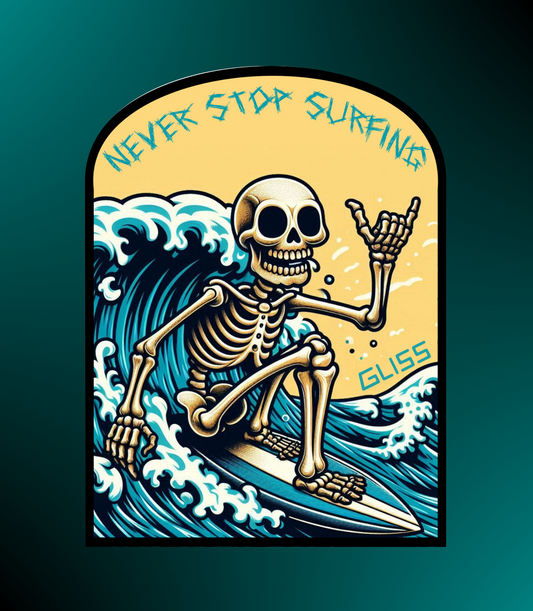 Sticker Never stop